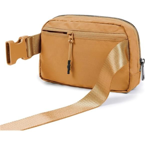 Unisex Mini Belt Bag with Adjustable Strap Small Waist Pouch for Workout Running - Picture 5 of 6